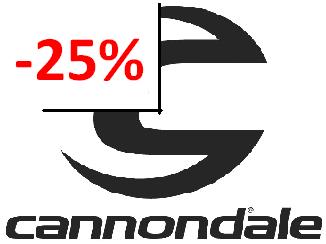 sleva 25% na Cannondale 2009
