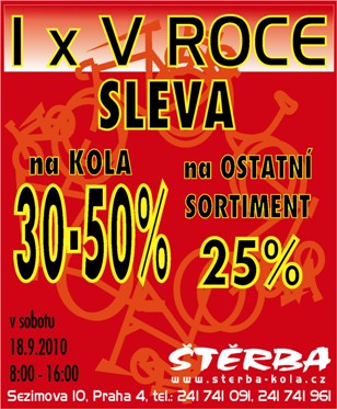 výprodej "1x V ROCE"