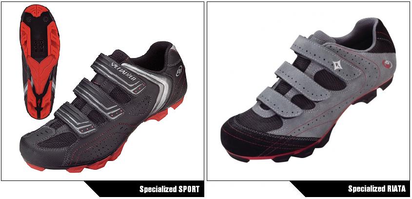 tretry SPECIALIZED SPORT (pánské) a RIATA (dámské)