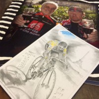 Cyklistické obrazy a kresby